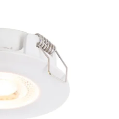 Set van 5 inbouwspots wit 3 staps dimbaar IP44 - Ulo