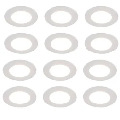 Set van 12 inbouwspots wit incl. LED dim to warm 7W IP65- Blanca