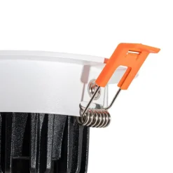 Set van 6 inbouwspots wit 6,8cm incl. LED 750 lm dimbaar IP65 - Gaius