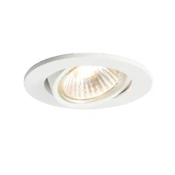 Set van 6 inbouwspots wit kantelbaar - Cisco