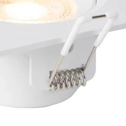 Set van 3 inbouwspots wit incl. LED 3-staps dimbaar - Miu