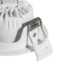 Set van 6 inbouwspots wit kantelbaar 6,5cm incl. LED IP54 ultra slim - Pupil