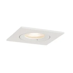 Set van 12 inbouwspots wit vierkant GU10 50mm IP44 - Xena