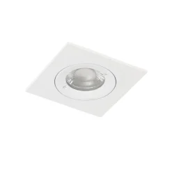 Set van 12 inbouwspots wit vierkant GU10 50mm IP44 - Xena