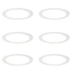 Set van 6 inbouwspots wit 17cm incl. LED instelbaar in kelvin - Stephanie