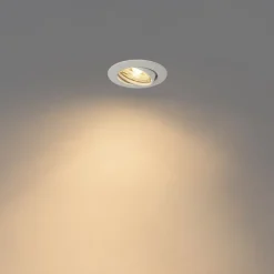 Set van 12 inbouwspots wit GU10 35mm - Edu