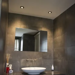 Set van 12 inbouwspots zwart kantelbaar - Cisco