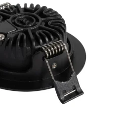 Set van 6 inbouwspots zwart kantelbaar 8,2cm incl. LED dim to IP54 ultra slim - Pupil