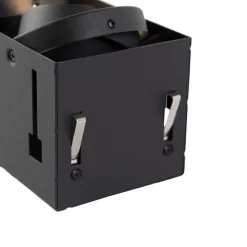 Set van 6 inbouwspots zwart GU10 AR70 trimless 2-lichts - Oneon