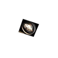 Set van 6 inbouwspots zwart GU10 AR70 trimless - Oneon