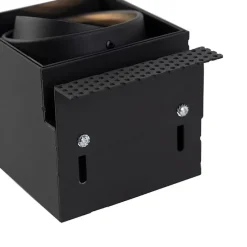 Set van 6 inbouwspots zwart GU10 AR70 trimless - Oneon