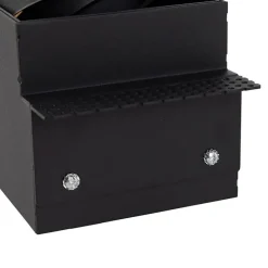 Set van 6 inbouwspots zwart GU10 AR70 trimless - Oneon