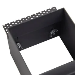 Set van 6 inbouwspots zwart GU10 AR70 trimless - Oneon