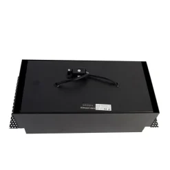 Set van 3 inbouwspots zwart GU10 AR111 trimless 2-lichts - Oneon