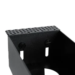 Set van 6 inbouwspots zwart GU10 70mm 2-lichts trimless - Oneon