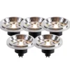 Set van 5 LED lampen AR111 GU10 12W 2000K-3000K dim to warm