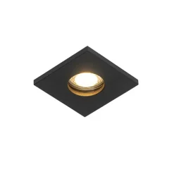 Set van 6 Moderne badkamer inbouwspot zwart - Doku