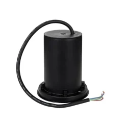 Set van 6 moderne buiten grondspots zwart 35 mm verstelbaar IP65 - Delux