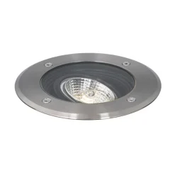 Set van 6 moderne buiten grondspots staal AR70 verstelbaar IP65 - Delux