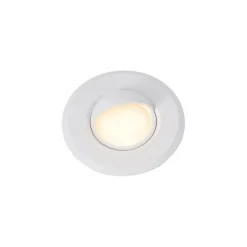 Set van 5 moderne grondspots wit incl. LED IP67 - Linsey