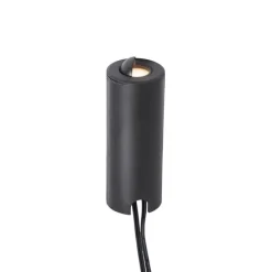 Set van 5 moderne grondspots zwart incl. LED IP67 - Linsey