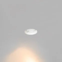 Set van 6 Moderne inbouwspot wit GU10 AR70 rond trimless - Oneon