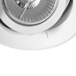 Set van 6 Moderne inbouwspot wit GU10 AR70 rond trimless - Oneon