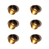 Set van 6 Moderne inbouwspot donkerbrons rond kantelbaar - Installa