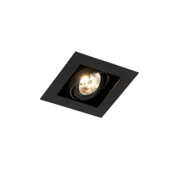 Set van 6 Moderne inbouwspot zwart verstelbaar - Oneon 70