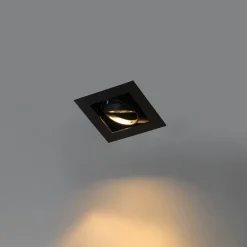 Set van 6 Moderne inbouwspot zwart verstelbaar - Oneon 70