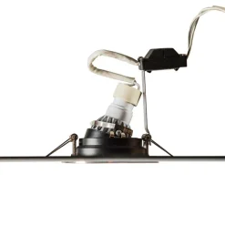 Set van 5 moderne inbouwspots staal - Rondoo