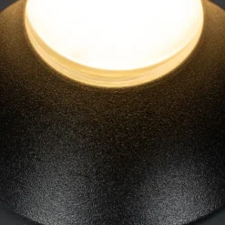 Set van 12 moderne inbouwspots zwart GU10 35mm IP44 - Dept