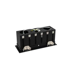 Set van 6 Moderne inbouwspot zwart verstelbaar 3-lichts - Roof