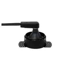 Set van 6 Moderne inbouwspot zwart trimless - Impact 70