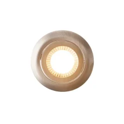 Set van 5 moderne inbouwspots staal incl. LED 3-staps dimbaar - Mio