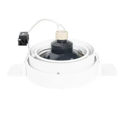 Set van 6 Moderne inbouwspot wit GU10 AR111 rond trimless - Oneon