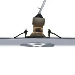 Set van 6 Moderne inbouwspot staal rond IP44 - Xena