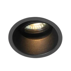 Set van 6 Moderne inbouwspot zwart draai- en kantelbaar - Alloy