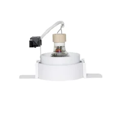 Set van 6 Moderne inbouwspot wit GU10 rond trimless - Oneon