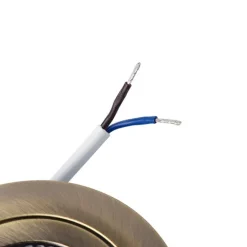 Set van 5 moderne inbouwspots brons incl. LED 3-staps dimbaar - Mio