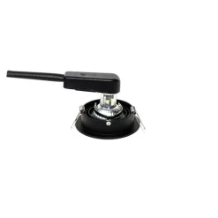 Set van 6 Moderne inbouwspot zwart - Rondoo