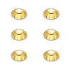 Set van 6 Moderne inbouwspot goud - Dept