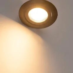 Set van 5 moderne inbouwspots zwart incl. LED 3-staps dimbaar - Mio