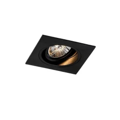 Set van 6 Moderne inbouwspot zwart verstelbaar - Chuck 70