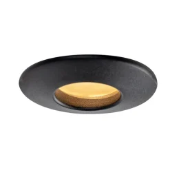 Set van 6 Moderne inbouwspot zwart IP44 - Gap