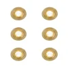 Set van 6 Moderne inbouwspot goud rond IP44 - Xena