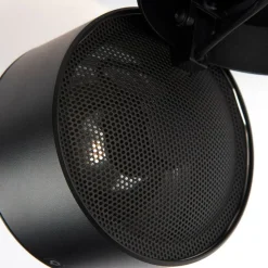 Set van 2 moderne spots zwart rond verstelbaar - Go Nine