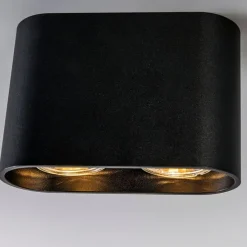 Set van 2 moderne spots zwart - Ronda duo