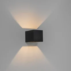 Set van 3 moderne wandlampen zwart - Transfer