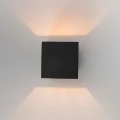 Set van 2 moderne wandlampen zwart - Transfer